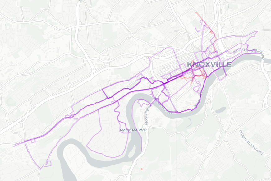 Map Knoxville